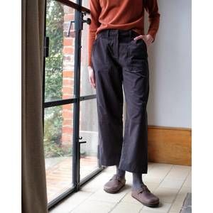 NEW BIBICO margate relaxed trousers in thin cord dove grey in thin cord dove gre